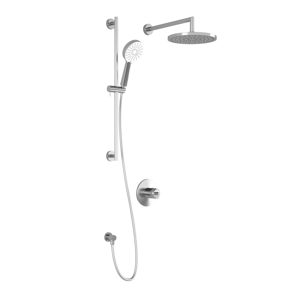 Cité™ Tcd1 Plus : Aquatonik™ T/p Coaxial Shower System With Wallarm Chrome