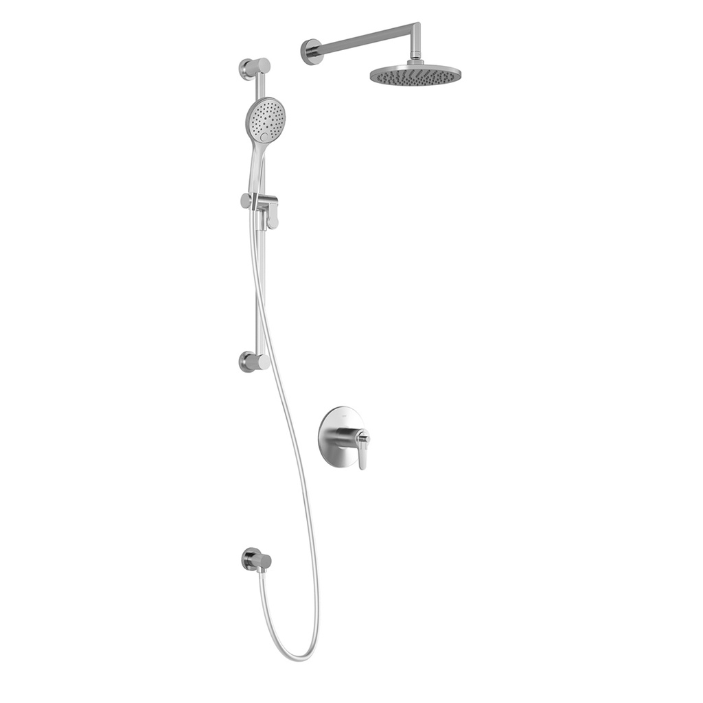 Kontour™ Tcd1 : Aquatonik™ T/p Coaxial Shower System With Wallarm Chrome