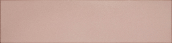 CARREAUX DE PORCELAINE STROMBOLI - 4 po x 15 po x 9 mm - ROSE BREEZE MAT - Boite de 25 morceaux