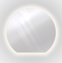 MONA - Miroir LED forme de lune 55" avec fonction antibuée
